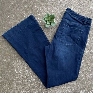Mossimo Denim | High Rise Flare Dark Wash 70s Western Boho Jeans